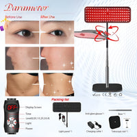 Red Light Therapy Panel Built for Wellness Routines, 660nm & 850nm Dual Wavelengths, Stand Included, Skin & Muscle Support