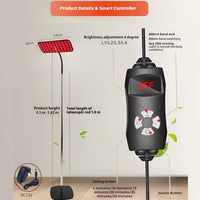 Red Light Therapy Panel Built for Wellness Routines, 660nm & 850nm Dual Wavelengths, Stand Included, Skin & Muscle Support