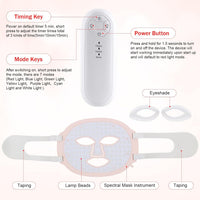 Red Light Therapy Mask, Red Light Therapy for Face, 7 Colors LED Facial Mask for Wrinkle Remove & anti Aging, Skin Care Home Travel Use,Pink (Upgraded Version)