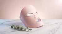 Red Light Therapy Mask, Red Light Therapy for Face, 7 Colors LED Facial Mask for Wrinkle Remove & anti Aging, Skin Care Home Travel Use,Pink (Upgraded Version) — Lifestyle