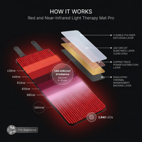 Red and Near-Infrared Light Therapy Mat Pro — How It Works