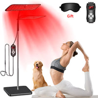 Red Light Therapy Panel Built for Wellness Routines, 660nm & 850nm Dual Wavelengths, Stand Included, Skin & Muscle Support