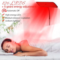 Red Light Therapy Panel Built for Wellness Routines, 660nm & 850nm Dual Wavelengths, Stand Included, Skin & Muscle Support